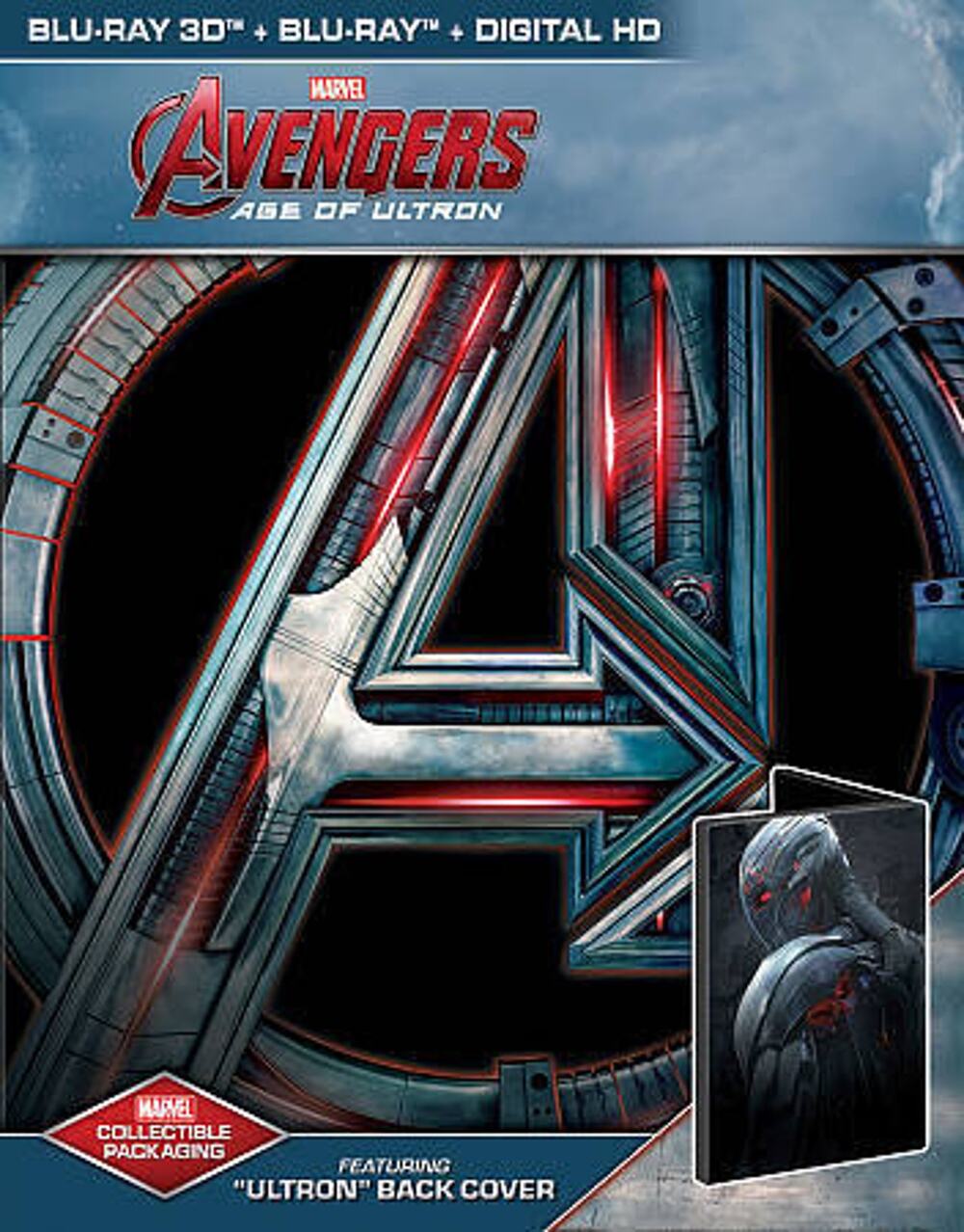 Avengers: Age of Ultron Blu-Ray Steelbook - ULTRON Back Cover